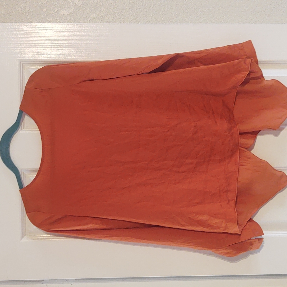 NWOT Orange blouse